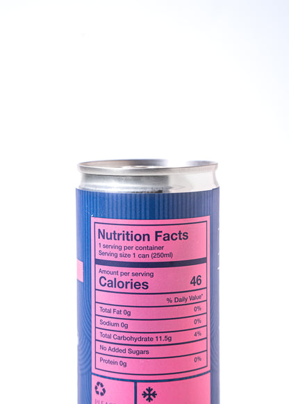 Pink Lemonade (Mixed Berries + Mint + Lemon) 250ml x 6
